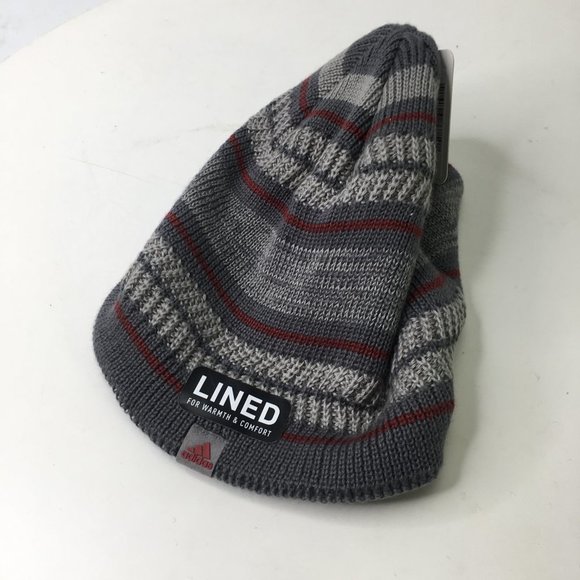 Adidas Beanie Hat Mens One Size Climawarm Lined Winter #3203 - Picture 5 of 11